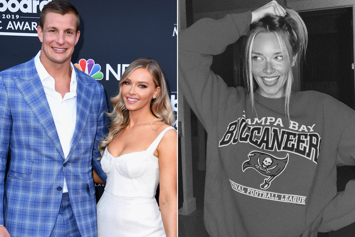 Camille Kostek ‘adapting’ to the Buccaneers as Patriots fans
mourn 1