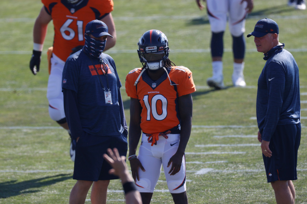 Broncos Briefs: Jerry Jeudy not candidate to be main punt
returner in season opener 1