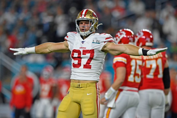 Coronavirus: 49ers’ Nick Bosa reflects on his ‘wash your
hands, stay clean’ advice 1