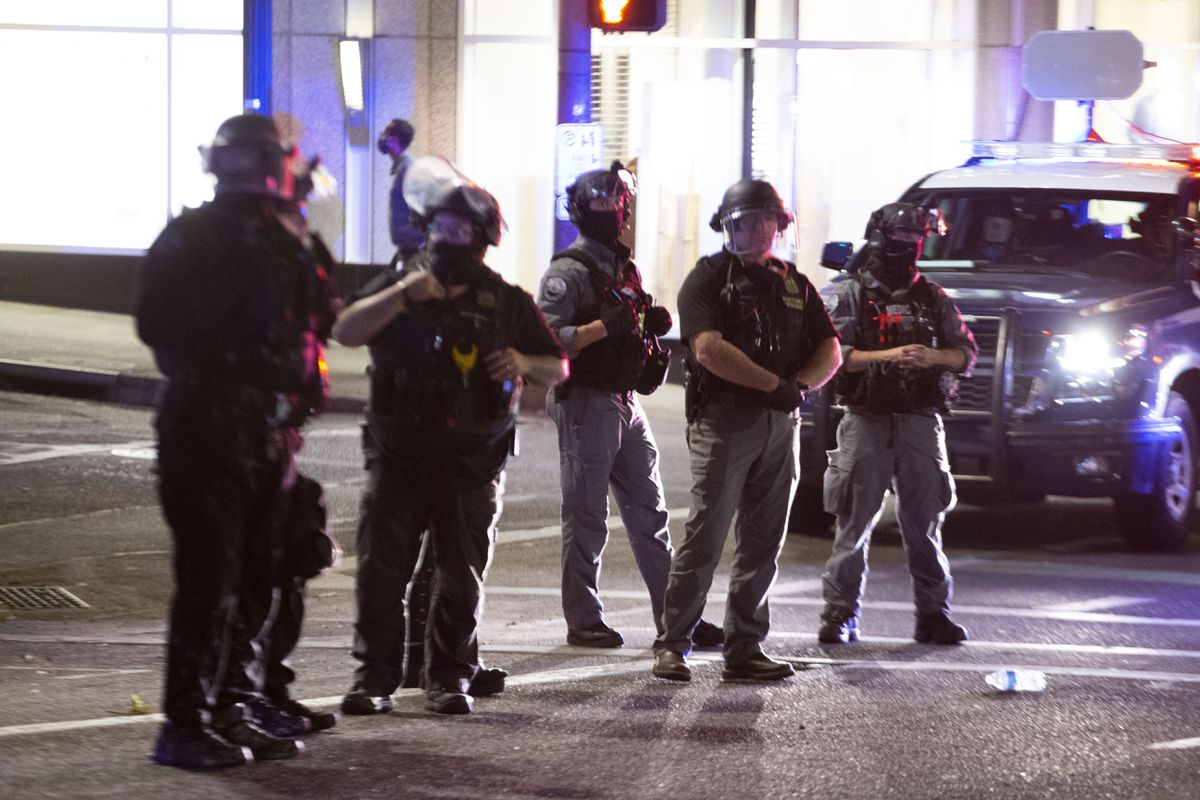 Driver thinks Portland protesters attacked him because he’s
white 1 Driver thinks Portland protesters attacked him because he’s
white 1
