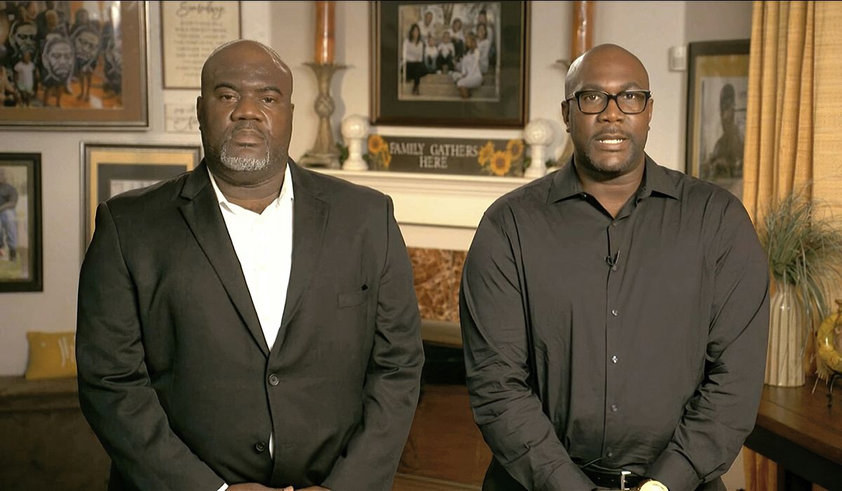 George Floyd's brothers tout 'good trouble' at DNC: 'Carry
on the fight for justice' 1