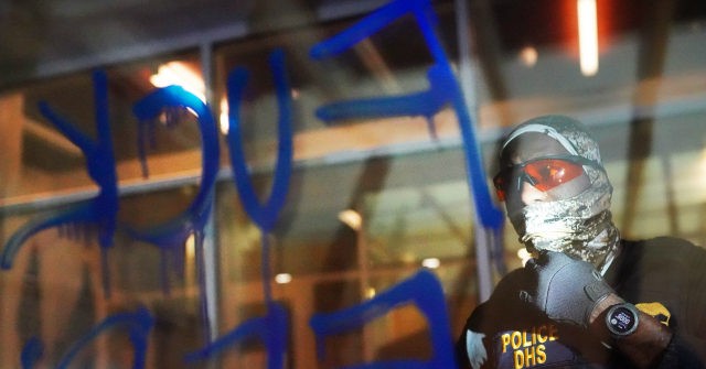 Portland Rioters Target ICE Building: ‘Goal Right Now Is to
Disrupt the Peace’ 1