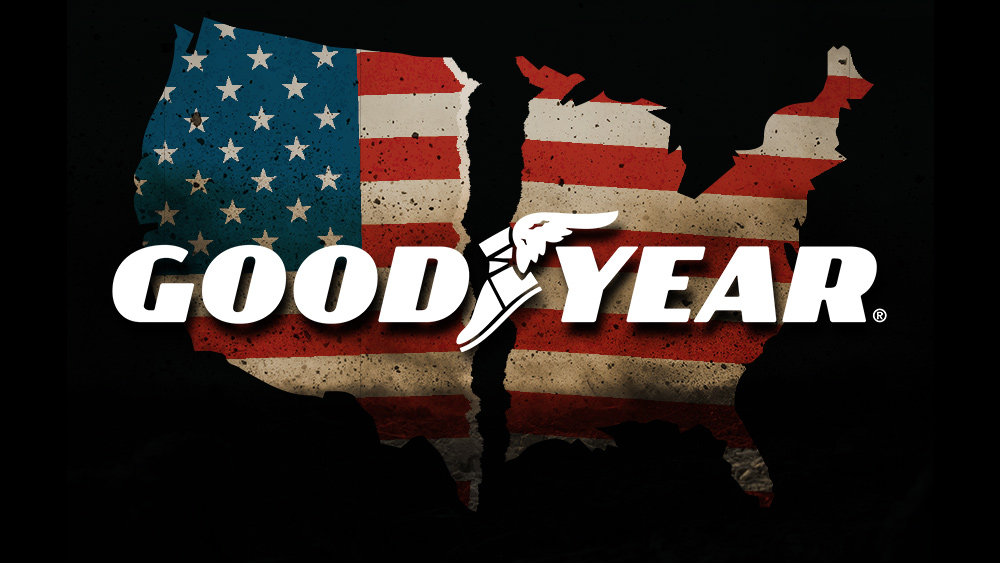 Goodyear tire company declares "zero tolerance" for anyone
who supports America, law enforcement or President Trump... but
openly endorses BLM terrorism and LGBT child mutilation 1