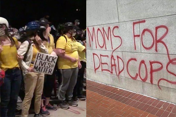 Police cars damaged, officers attacked, car bomb threats
investigated, private homes targeted in latest Portland
riot 1