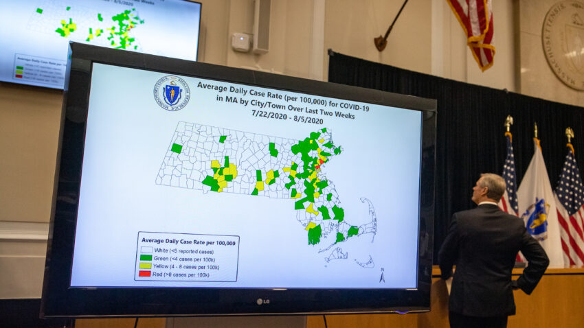 Massachusetts releases new interactive map of coronavirus
spread in cities and towns 1