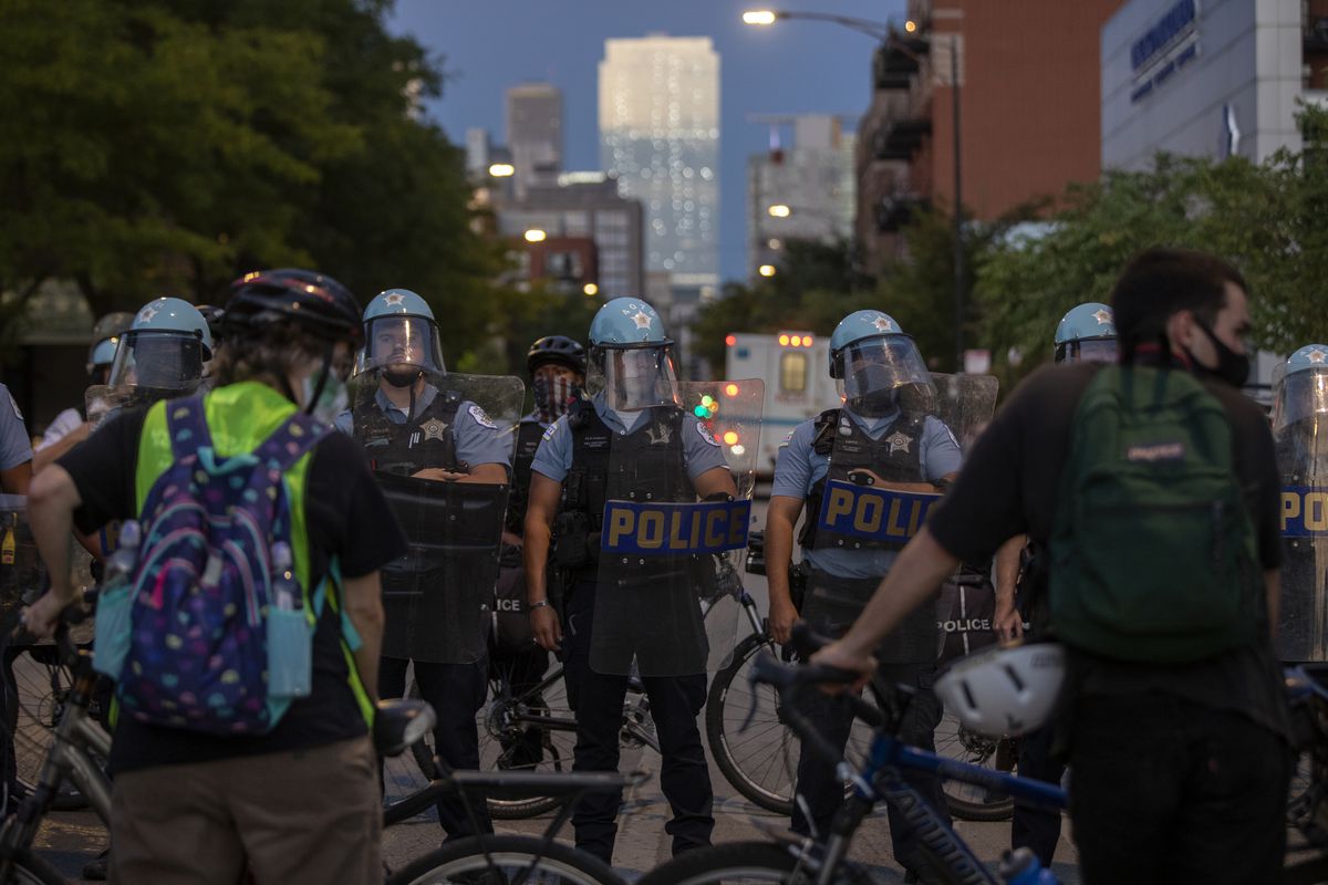 Chicago Board of Ed could look at phasing out school
resource officers, the target of ongoing protests 1