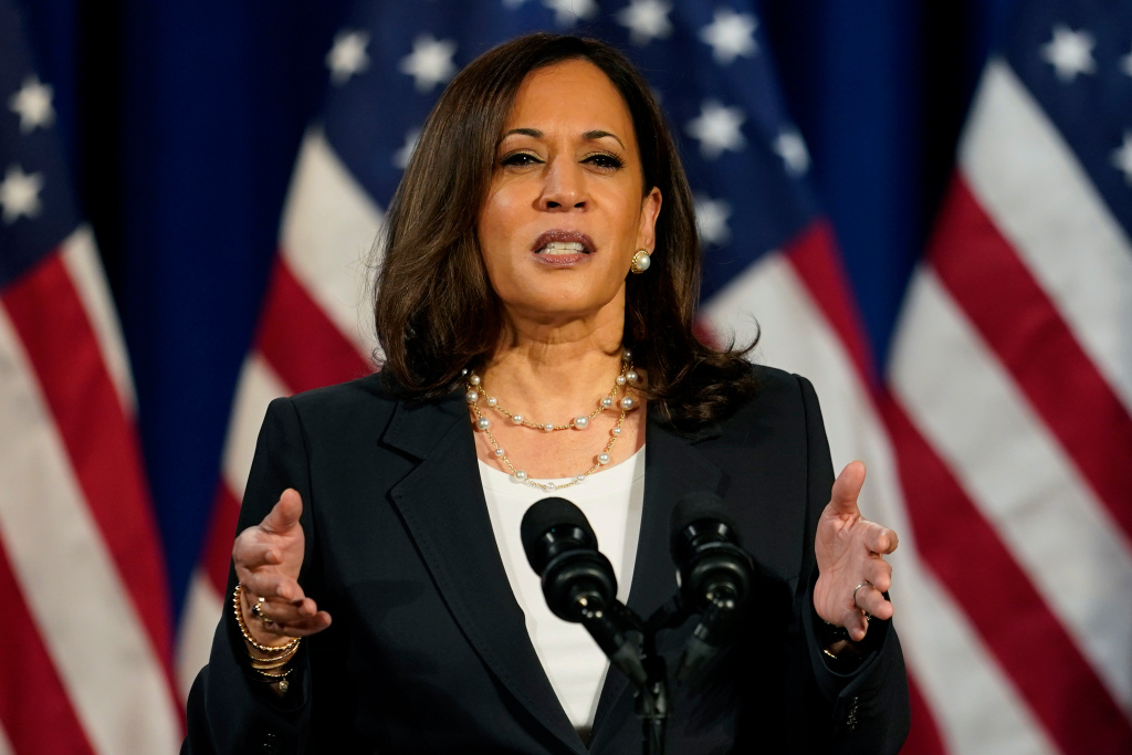 Harris criticizes Trump’s ‘scared’ coronavirus
response 1