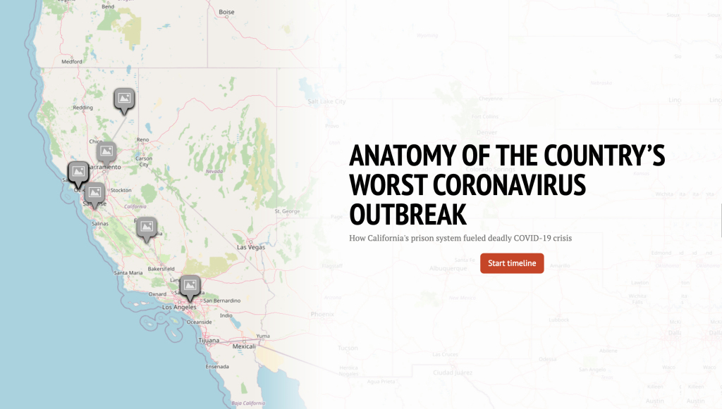 Timeline: San Quentin overtakes Ohio prison for most
coronavirus cases in U.S. 1