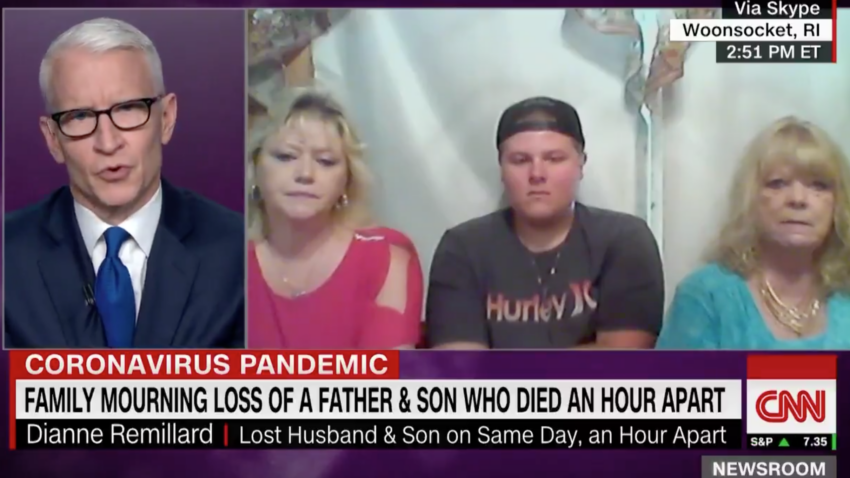 Watch: A Rhode Island family spoke on CNN about losing 2
members to COVID-19 on the same day 1