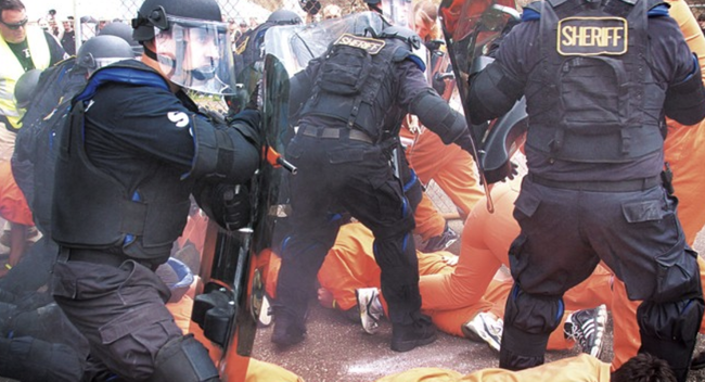 6 Guards Nearly Killed In Sprawling San Diego Prison
Riot 1