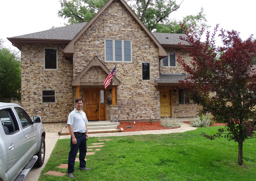 In Denver’s Mayfair, custom-built 4-bedroom has a private
office with its own entrance, $824,900 1
