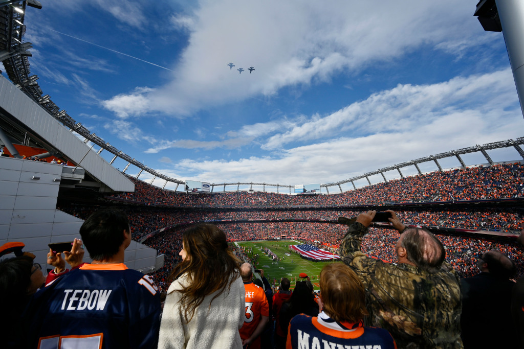 Broncos announce that no fans will attend home opener on
Sept. 14 1
