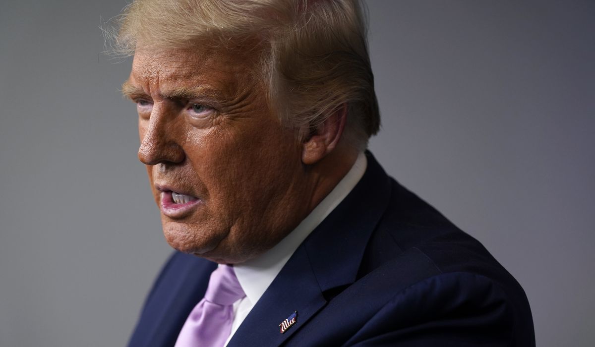 Donald Trump highlights virus clusters in COVID-19 success
stories 1