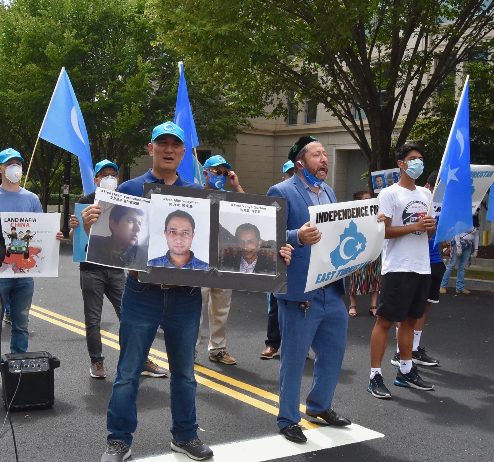 Uyghurs Protest China's '21st Century Holocaust' Against
Their People 1