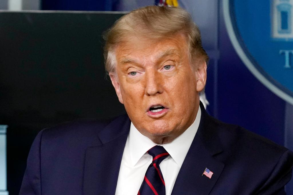 Trump announces plasma treatment authorized for
COVID-19 1