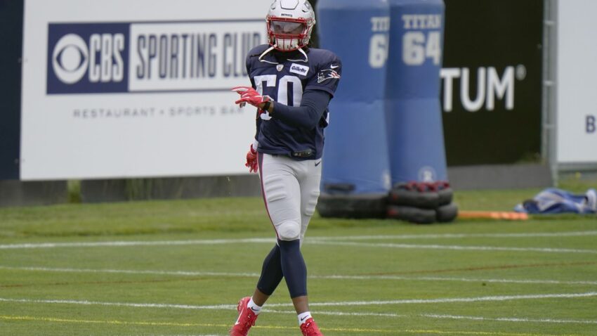 Kyle Dugger embraces ’indescribable’ opportunity in first
Patriots training camp 1