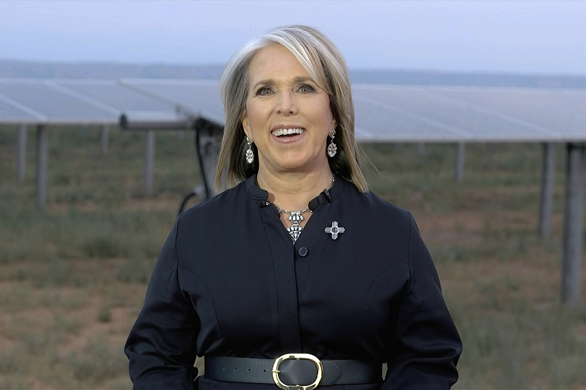 New Mexico's Lujan Grisham on federal Covid-19
'malpractice,' Biden's Latino outreach 1