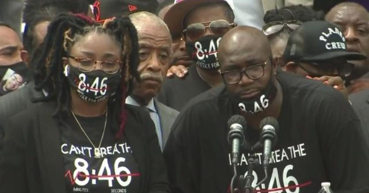 George Floyd's brother and sister speak at March on
Washington 1