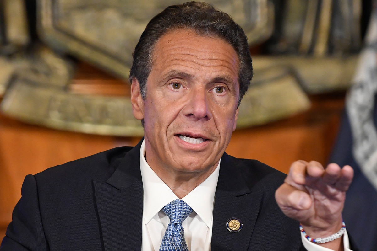 Gov. Cuomo boasts New York’s coronavirus rate amid record
low 1