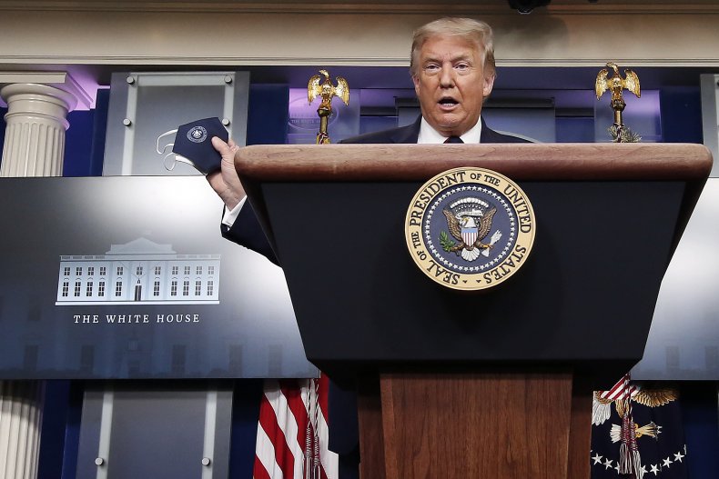 Trump Targets Biden on Face Masks, Using Them As Symbol of
American Freedom 1
