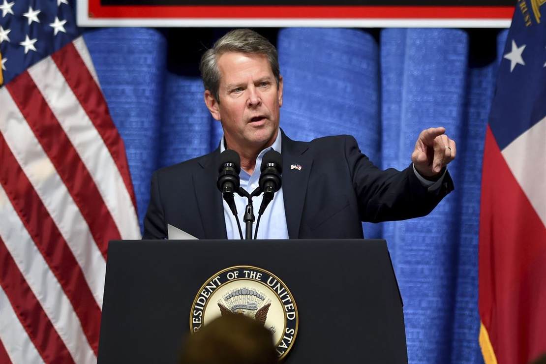 Governor Brian Kemp Pointedly Corrects the Record on
COVID-19 in Georgia 1
