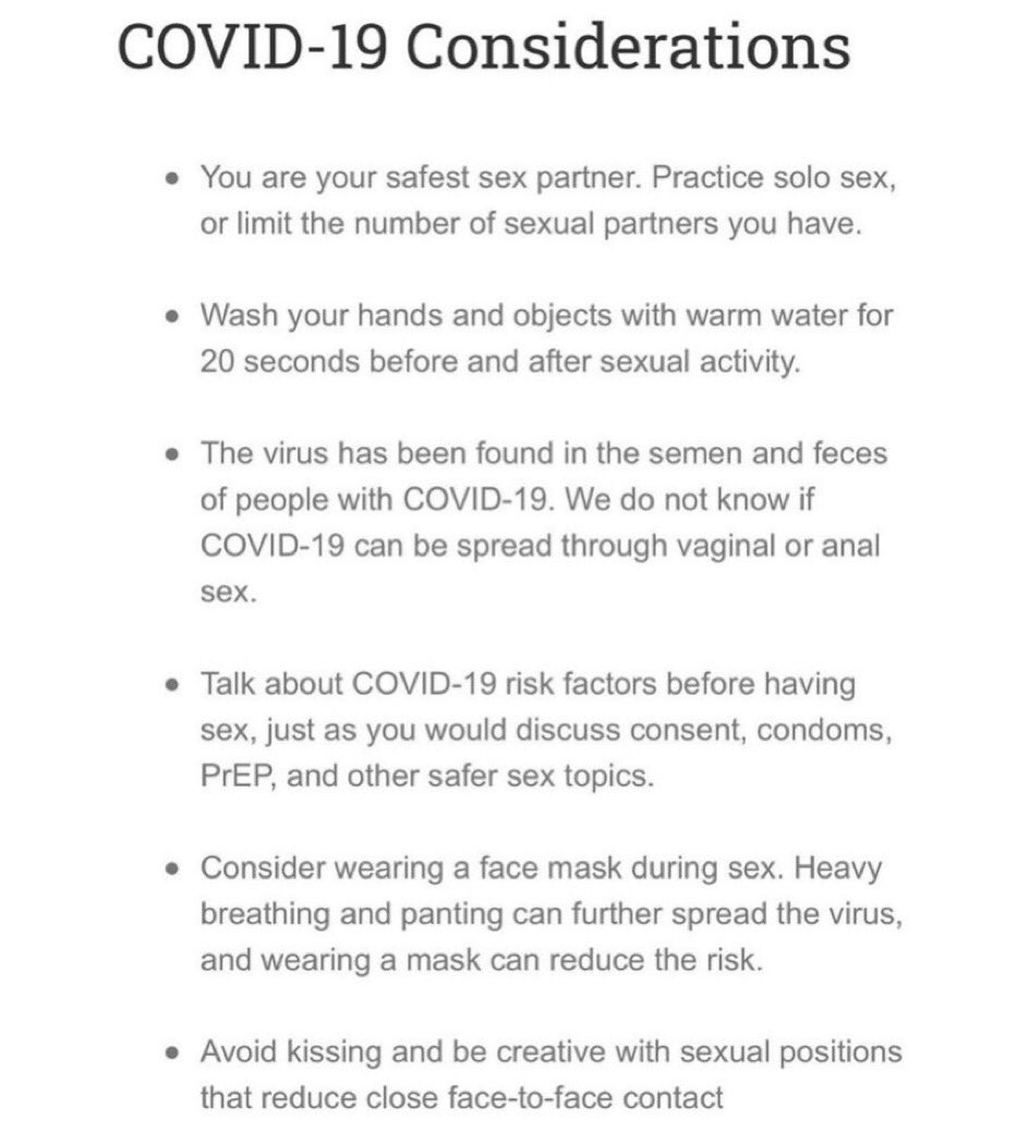 University Mocked For Telling Students To Wear A Mask During
Sex, Practice ‘Solo Sex’ 1