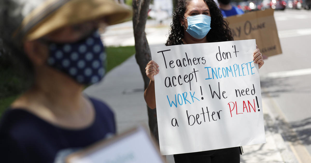 Virus fears spur teacher protest rallies, resignations and
retirements 1
