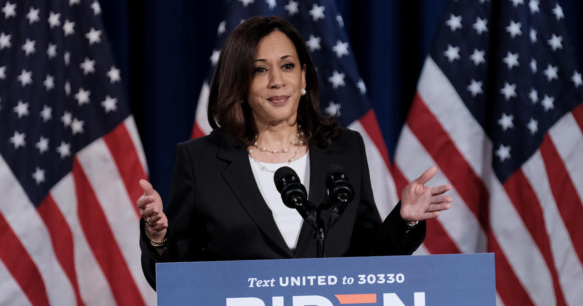 Harris says she stands with protesters on racial
equality 1