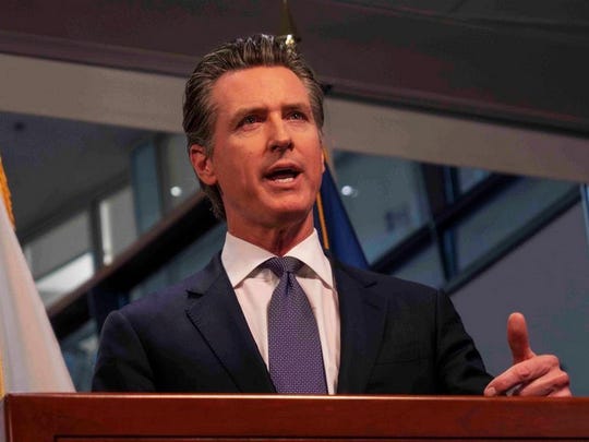 In California: Wildfires, coronavirus and Newsom all
raging 1