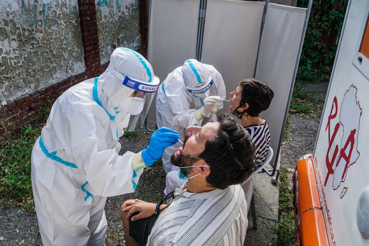 Italy sees highest daily coronavirus infections since
May 1