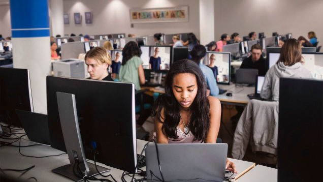 Local School District To Require Students To Attend Online
Classes At Massive, Open-Concept Computer Lab 1 Local School District To Require Students To Attend Online
Classes At Massive, Open-Concept Computer Lab 1