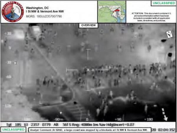 Military Surveillance Planes Didn’t Spy on Protesters,
Pentagon Report Finds 1