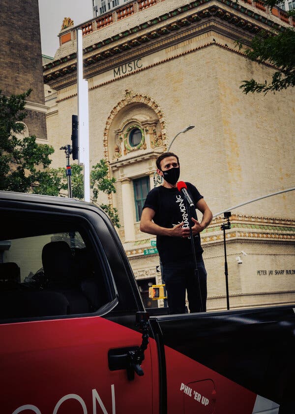With a Pickup Truck and an Open Mind, the Philharmonic
Returns 1
