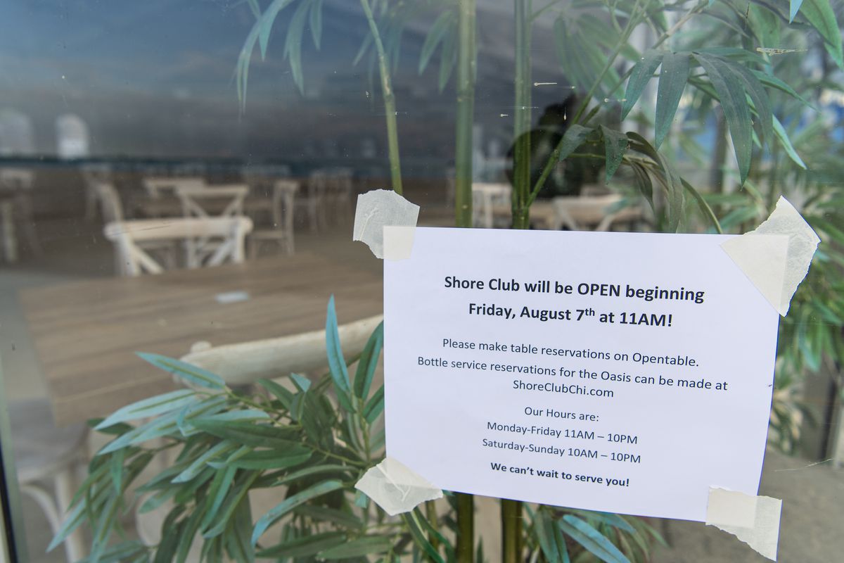 Lakefront restaurants to reopen this week, but beaches
remain closed 1