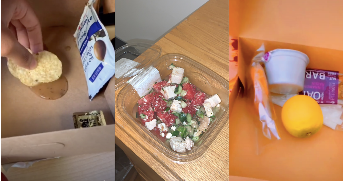 NYU students reveal sad quarantine dorm meals on
TikTok 1