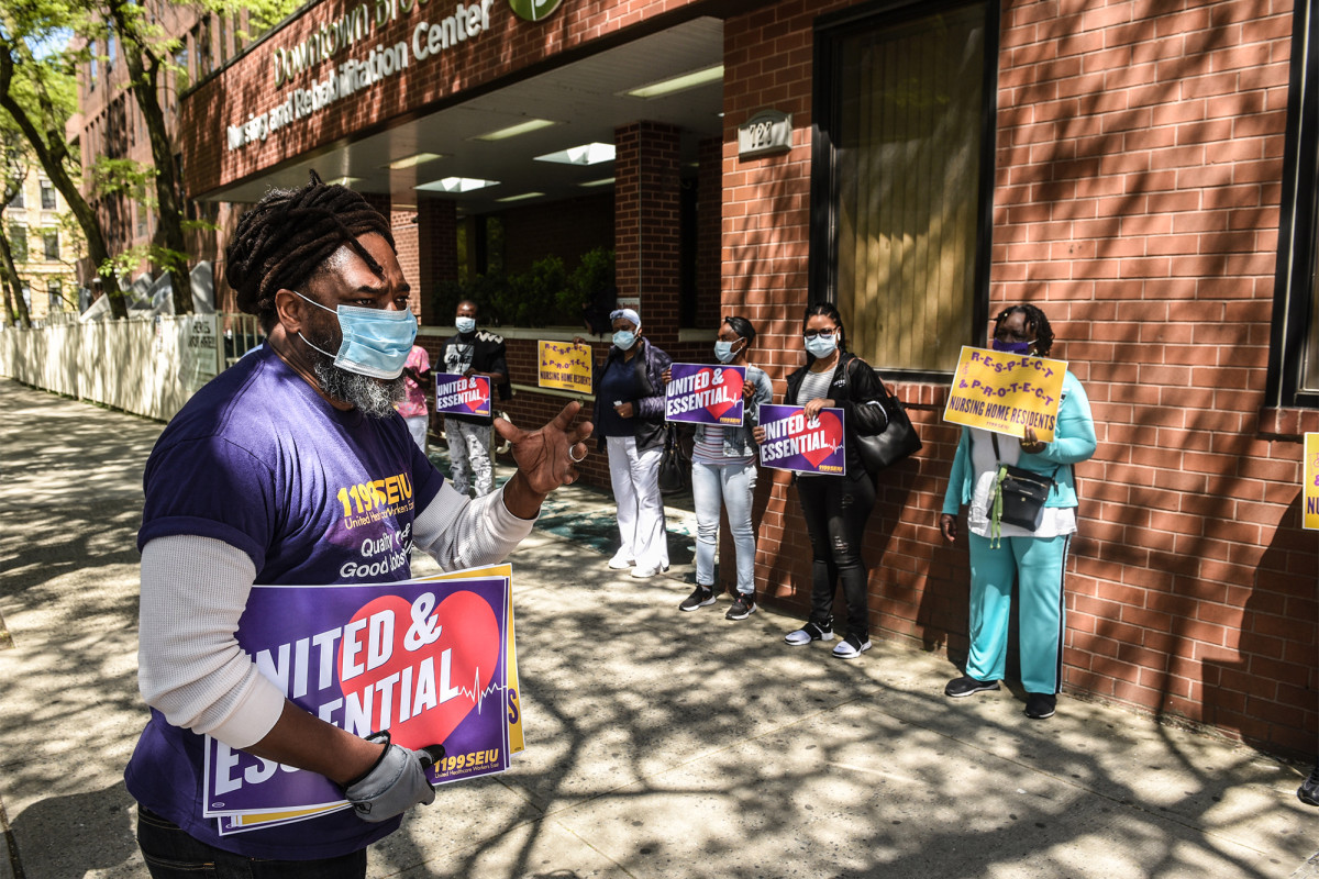Families plead for New York to relax COVID-19 rules on
visiting nursing homes 1