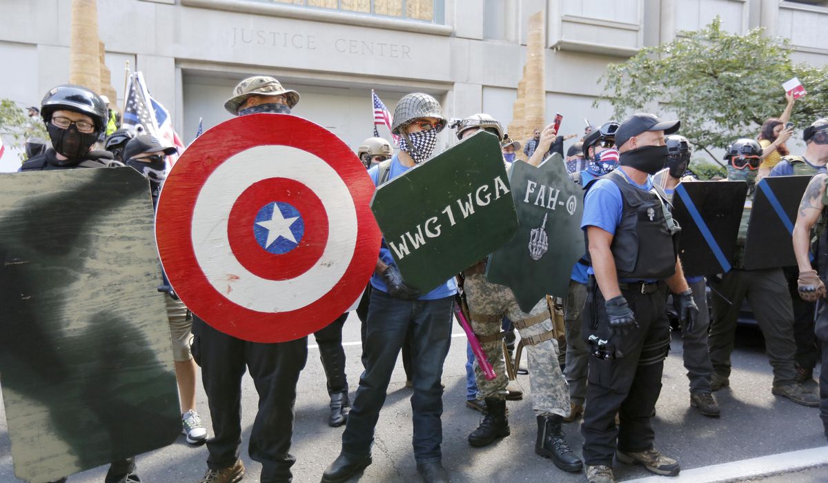Oregon's biggest city so far has quiet night after
protests 1