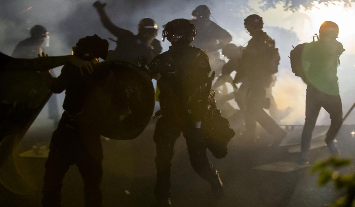 Portland protesters assault driver after truck crash 1