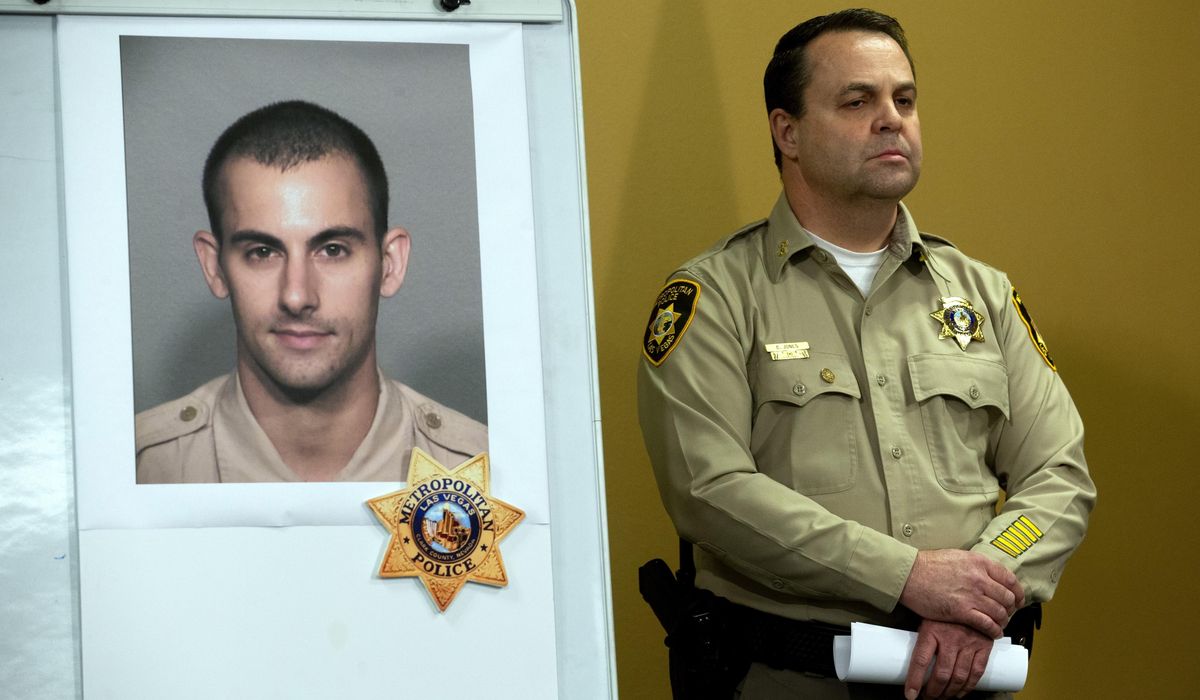 New date set for man facing trial in Vegas officer
shooting 1