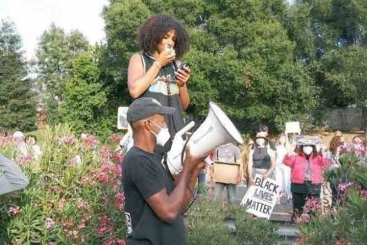 California denies claim that BLM protester Tianna Arata
faces 15 years in prison 1