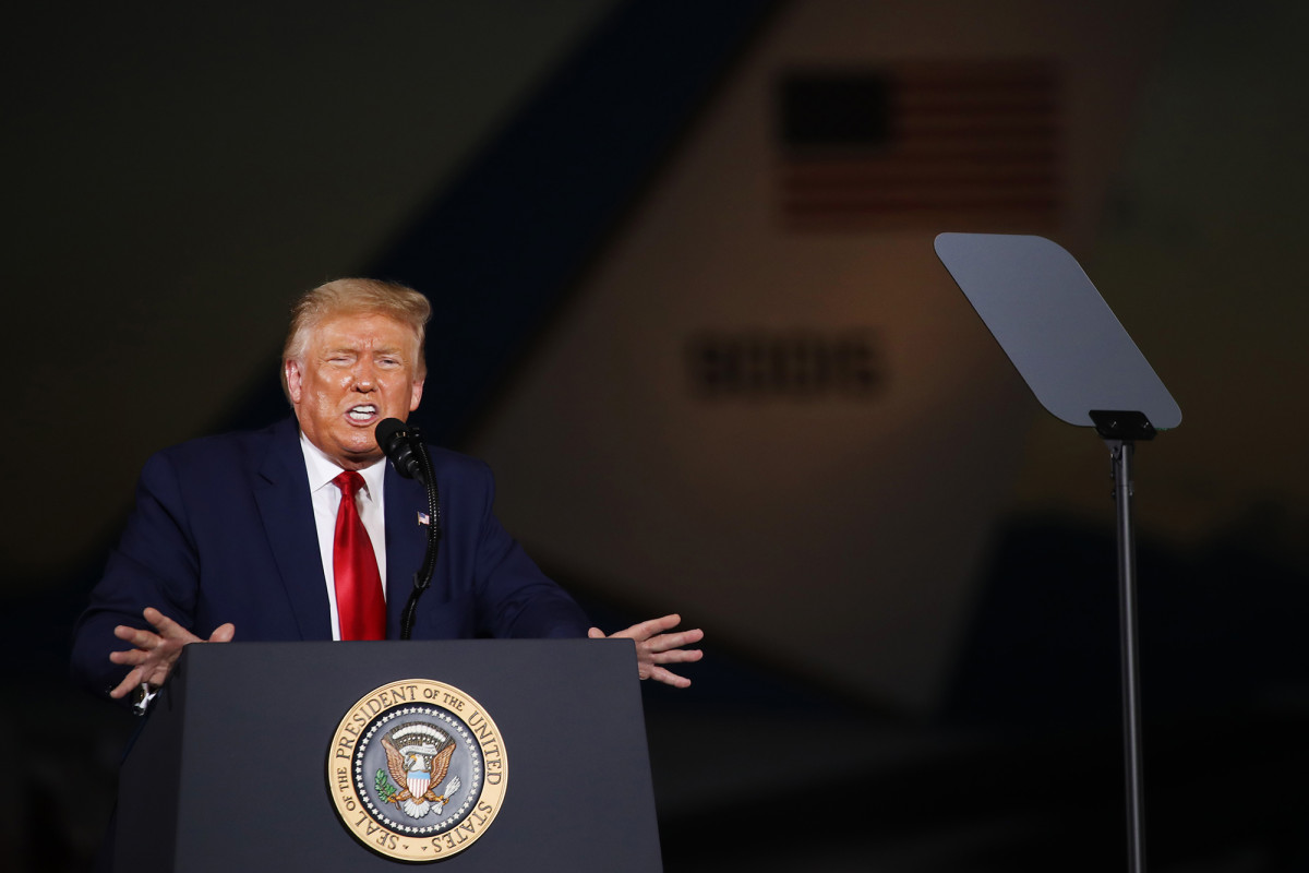 Trump blasts riots, says there would be ‘no Kenosha’ if not
for National Guard 1
