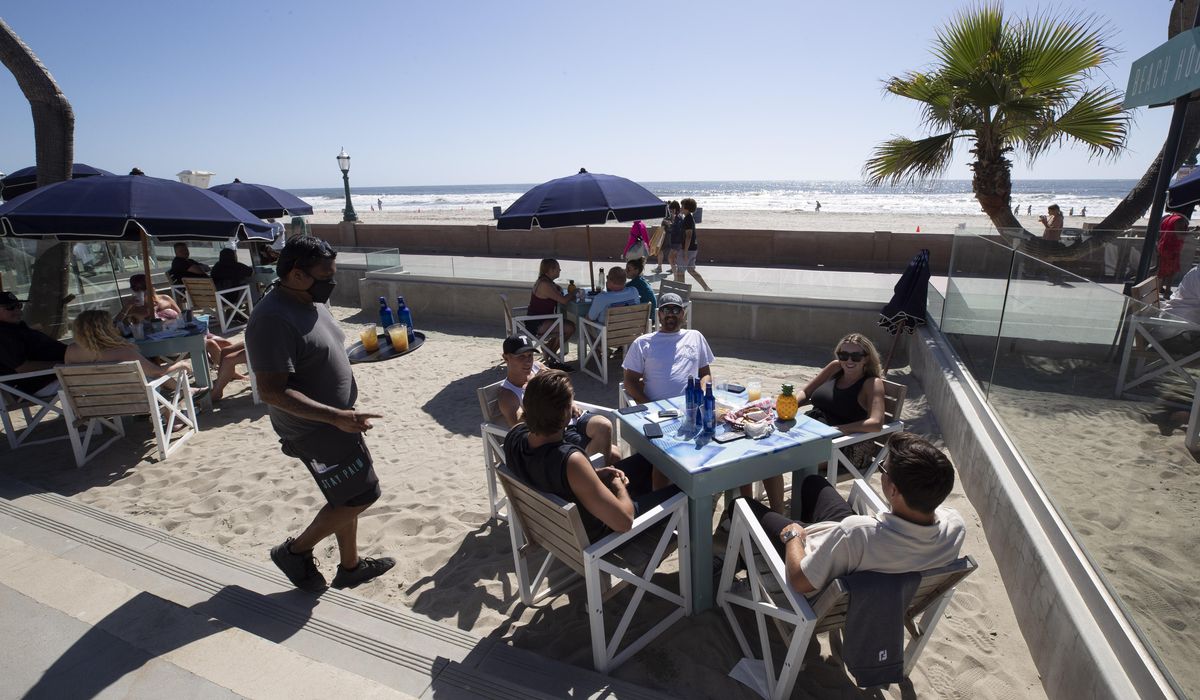 With virus cases down, California looks to reopen
businesses 1