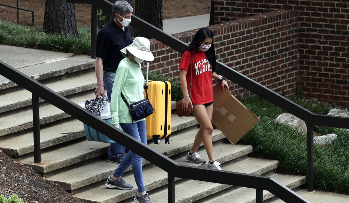 N. Carolina State University moving undergrad classes
online 1