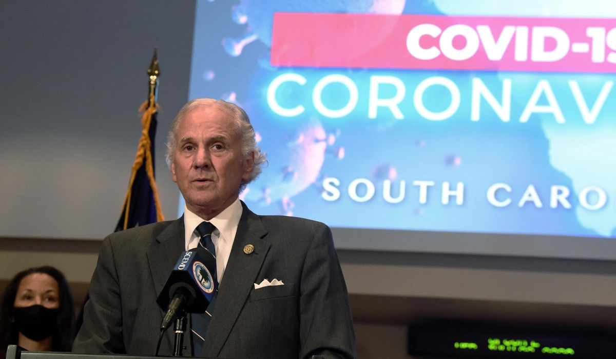 Henry McMaster, South Carolina governor, embraced restaurant
association reopening guide 1