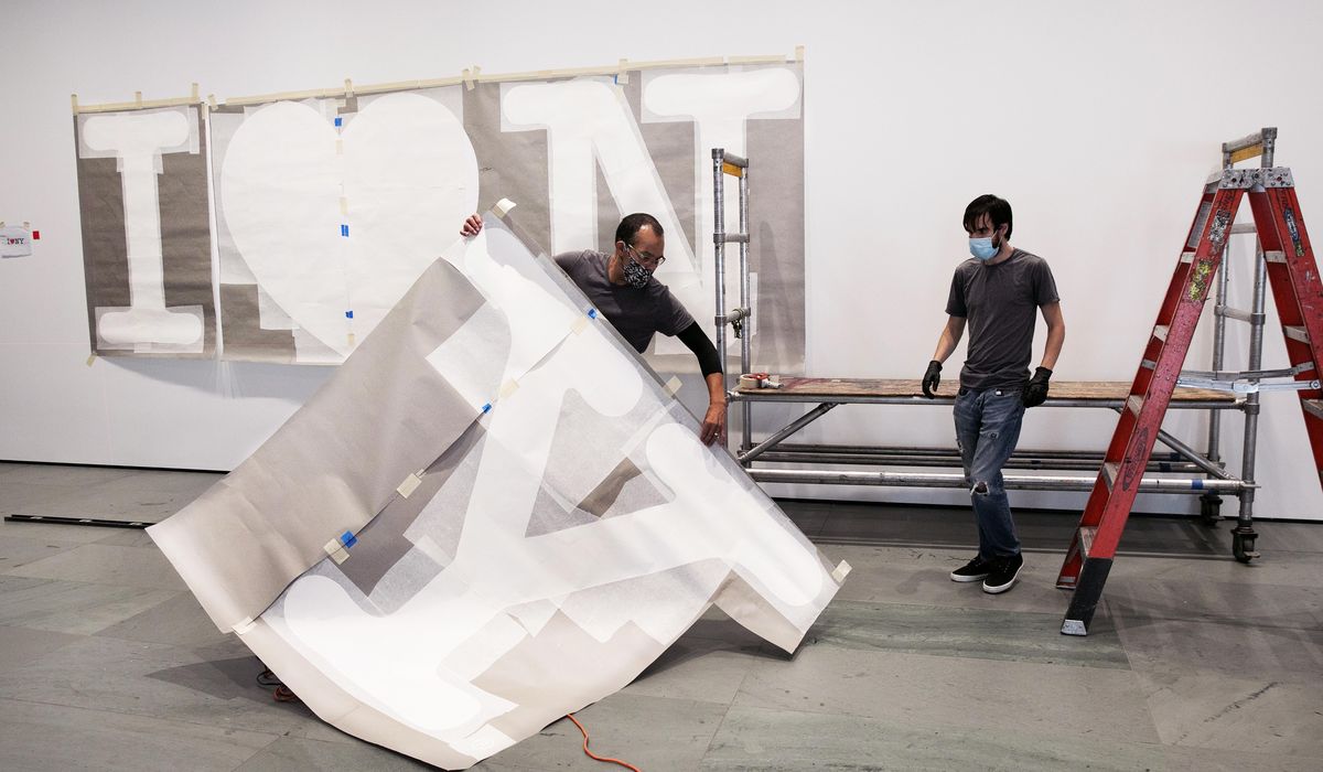 Face masks amid the art: New York City's museums to
reopen 1