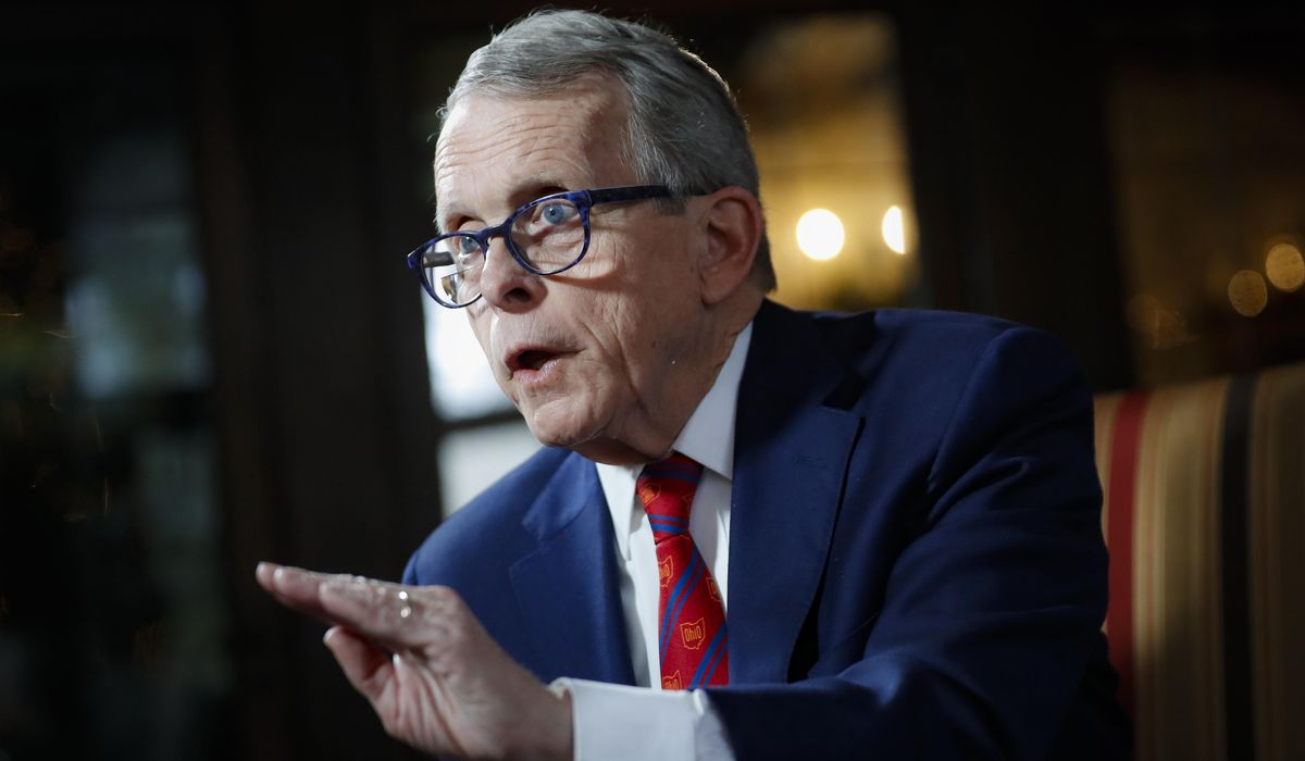 Mike DeWine, Ohio governor, tests positive for
COVID-19 1