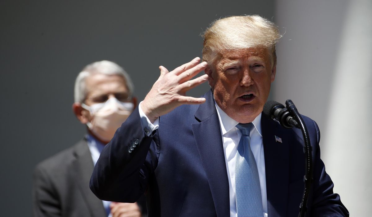 Donald Trump rejects Dr. Anthony Fauci's explanation for
continuing coronavirus surge: 'Wrong!' 1