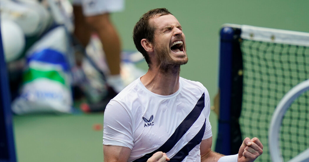 Andy Murray, the Former No. 1, Pulls a Wild U.S. Open
Comeback 1