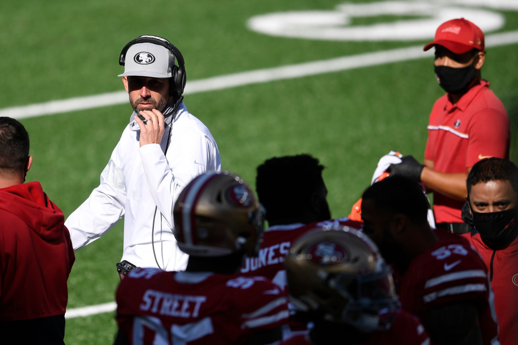 NFL levies huge fines against Kyle Shanahan, 49ers for
sideline mask violation 1