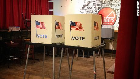 Officials turn pizzerias into polling places as retirement
homes, schools bow out 1
